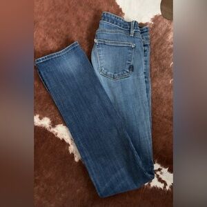 Rich & Skinny jeans size 23 “biker” medium wash straight leg skinny